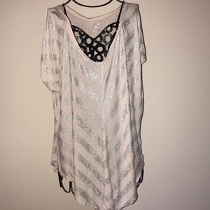 Glitter stripped top